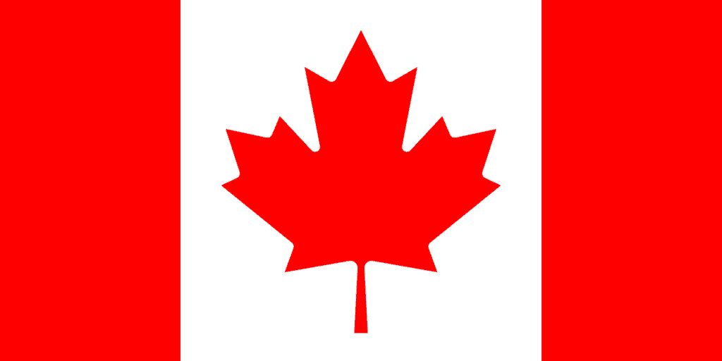 Descubra el icónico diseño de la bandera canadiense, con una atrevida hoja de arce roja en el centro y dos llamativas franjas verticales a ambos lados. Ideal para coleccionistas o historiadores, esta pieza es perfecta para archivar en su colección.